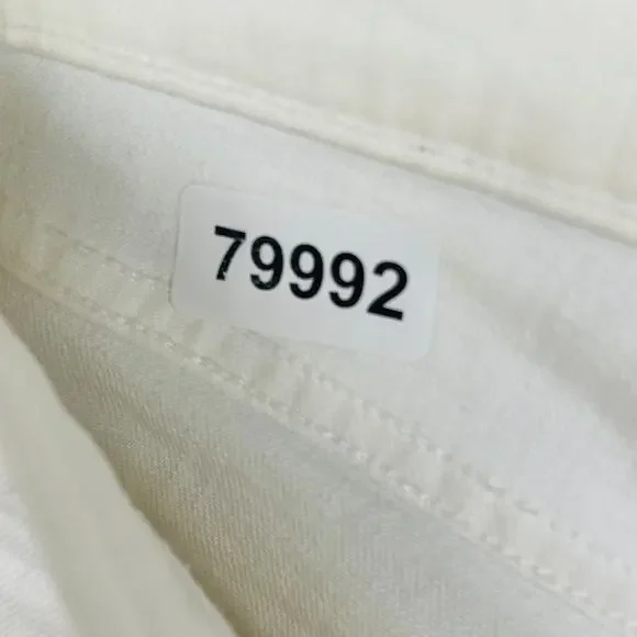 J.CREW Jeans Womens 26 Slim Broken in Boyfriend Stretch Denim Cotton White - Picture 14 of 14